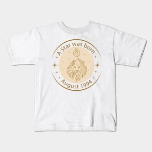 Birthday T-Shirt - Zodiac Leo Kids T-Shirt